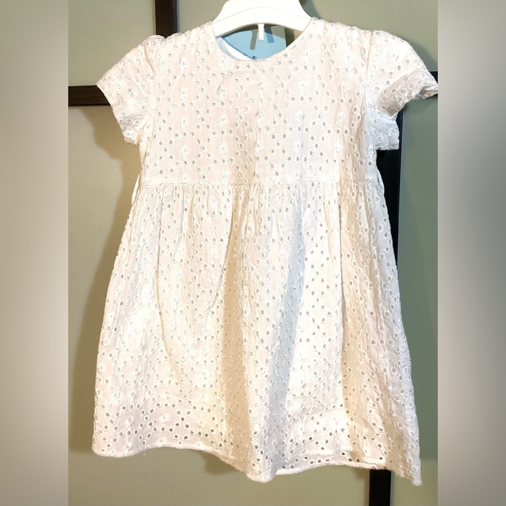 My First Chicco eyelet summer dress. Size 6-9m